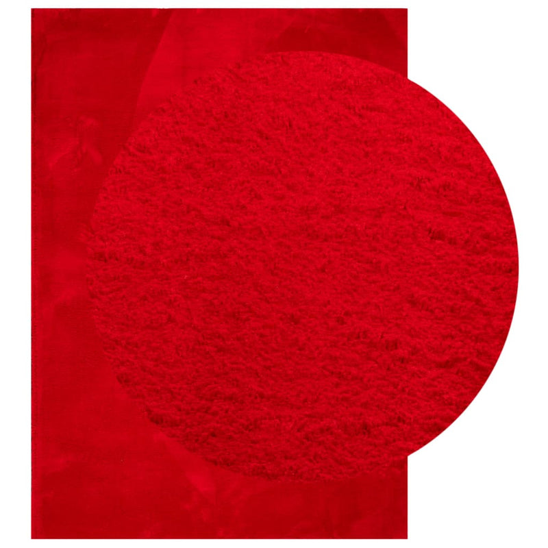 Load image into Gallery viewer, Vidaxl vloerkleed huarte laagpolig zacht wasbaar 200x280 cm rood
