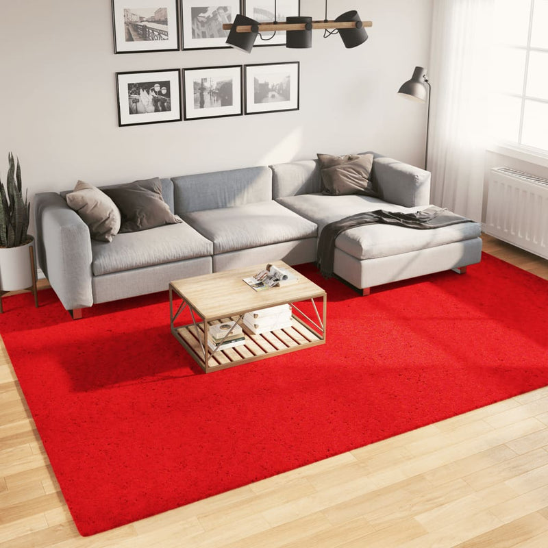 Load image into Gallery viewer, Vidaxl vloerkleed huarte laagpolig zacht wasbaar 240x340 cm rood
