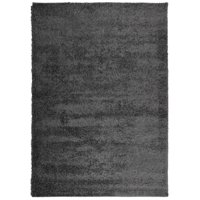 Load image into Gallery viewer, Vidaxl vloerkleed pamplona shaggy hoogpolig 160x230 cm antraciet
