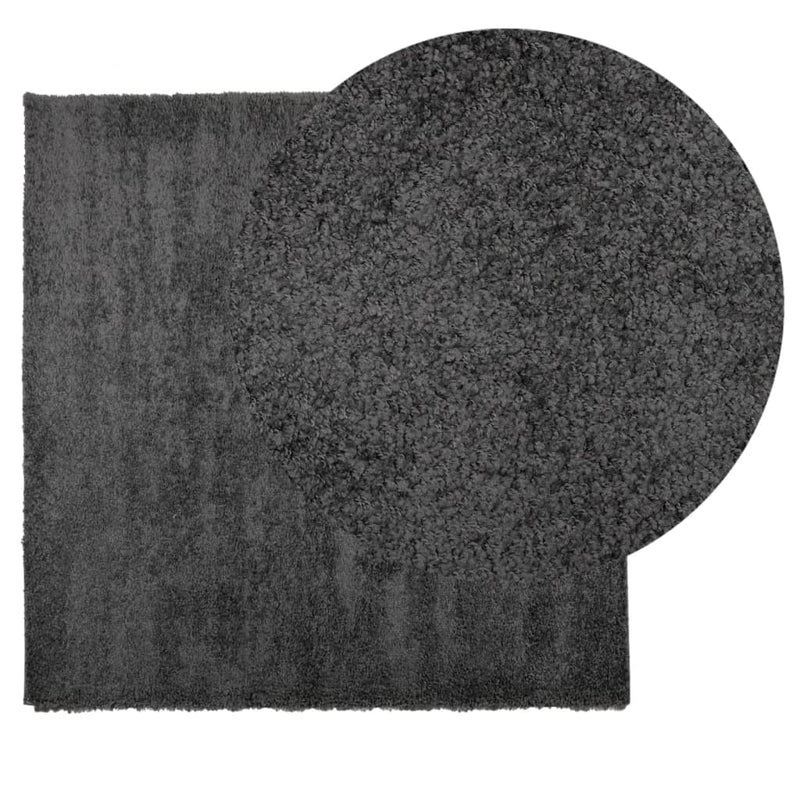 Load image into Gallery viewer, Vidaxl vloerkleed pamplona shaggy hoogpolig 200x200 cm antraciet
