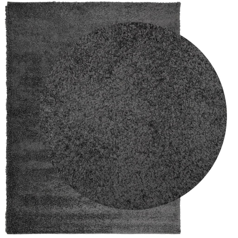Load image into Gallery viewer, Vidaxl vloerkleed pamplona shaggy hoogpolig 240x340 cm antraciet
