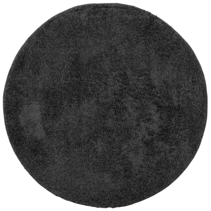 Load image into Gallery viewer, Vidaxl vloerkleed pamplona shaggy hoogpolig modern ø 100 cm antraciet
