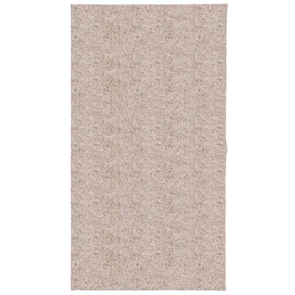 Vidaxl vloerkleed pamplona shaggy hoogpolig modern 80x150 cm beige