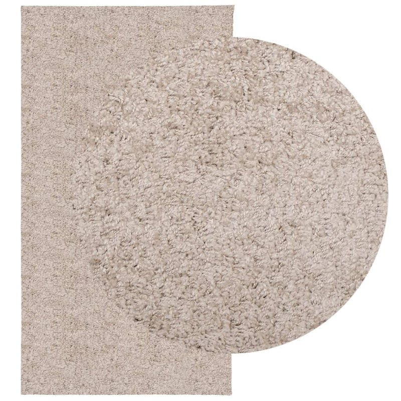 Load image into Gallery viewer, Vidaxl vloerkleed pamplona shaggy hoogpolig modern 80x150 cm beige
