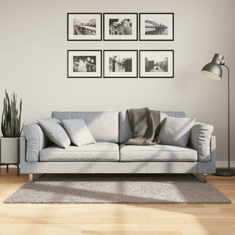 Load image into Gallery viewer, Vidaxl vloerkleed pamplona shaggy hoogpolig modern 80x150 cm beige
