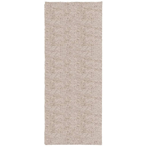 Vidaxl vloerkleed pamplona shaggy hoogpolig modern 80x200 cm beige