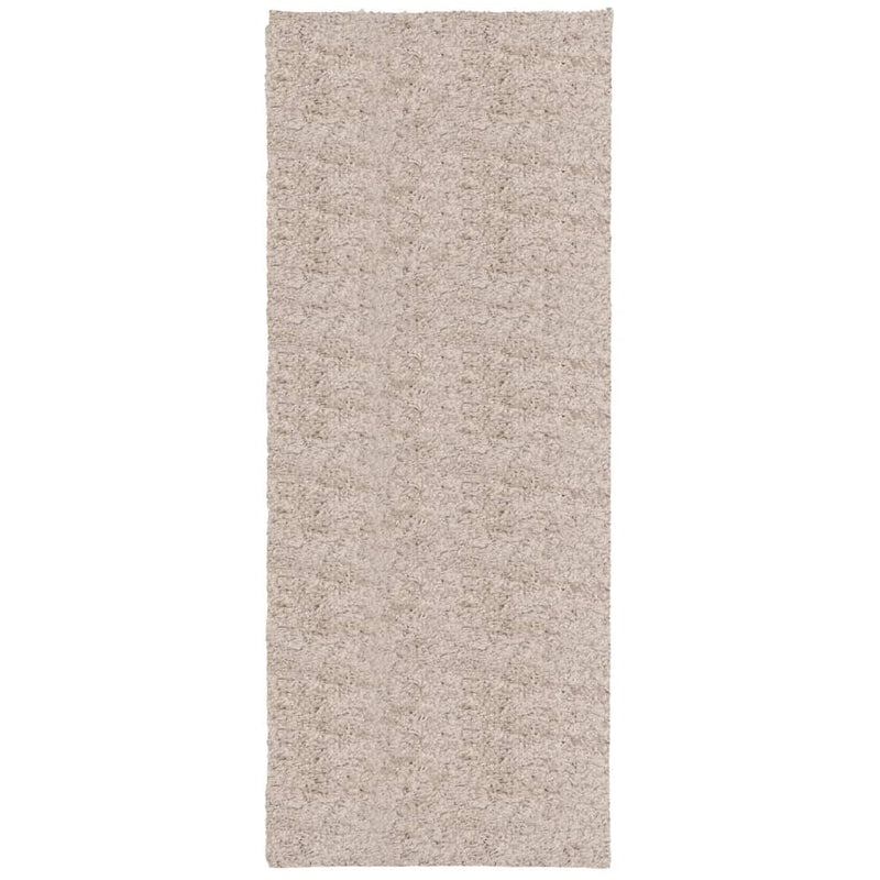 Load image into Gallery viewer, Vidaxl vloerkleed pamplona shaggy hoogpolig modern 80x200 cm beige
