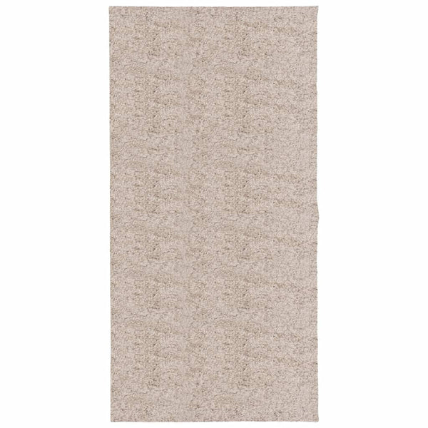 Vidaxl vloerkleed pamplona shaggy hoogpolig modern 100x200 cm beige