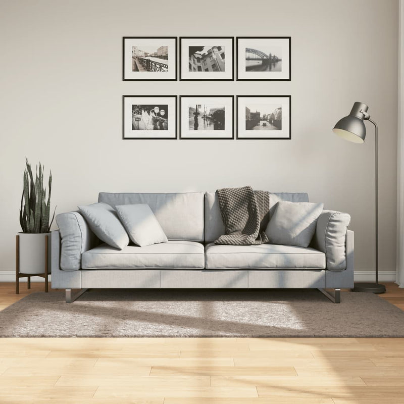 Load image into Gallery viewer, Vidaxl vloerkleed pamplona shaggy hoogpolig modern 100x200 cm beige
