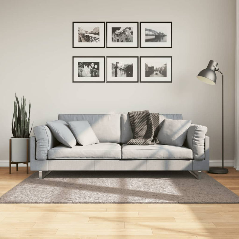 Load image into Gallery viewer, Vidaxl vloerkleed pamplona shaggy hoogpolig modern 120x170 cm beige
