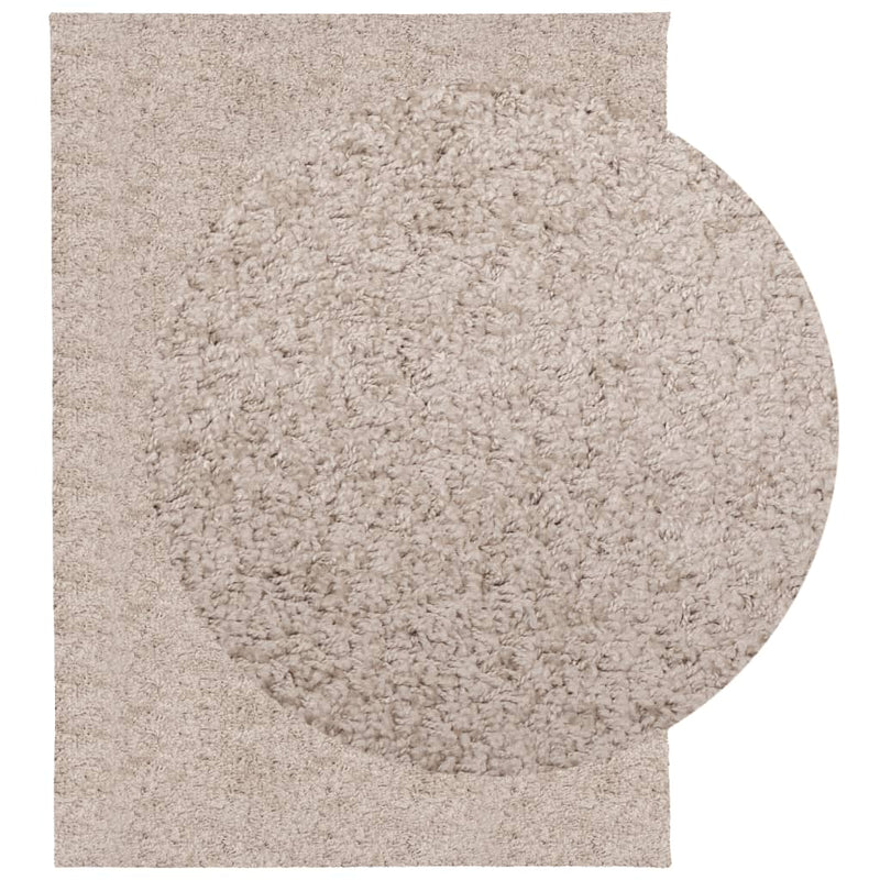 Load image into Gallery viewer, Vidaxl vloerkleed pamplona shaggy hoogpolig modern 140x200 cm beige
