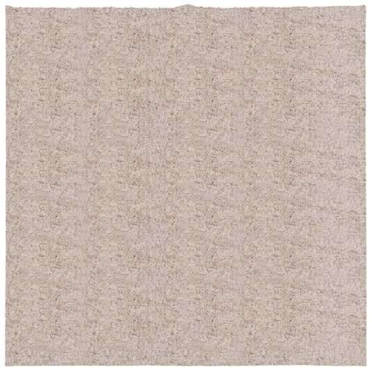 Vidaxl vloerkleed pamplona shaggy hoogpolig modern 160x160 cm beige