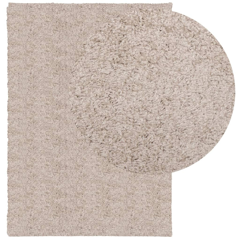 Load image into Gallery viewer, Vidaxl vloerkleed pamplona shaggy hoogpolig modern 160x230 cm beige
