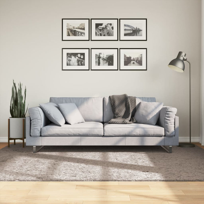 Load image into Gallery viewer, Vidaxl vloerkleed pamplona shaggy hoogpolig modern 160x230 cm beige
