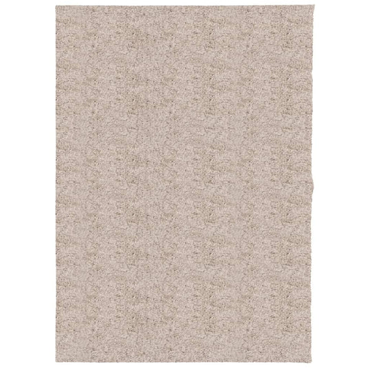 Vidaxl vloerkleed pamplona shaggy hoogpolig modern 240x340 cm beige