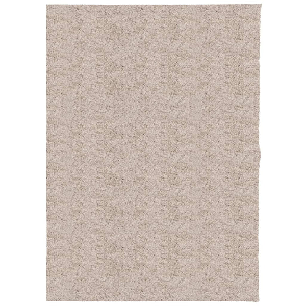 Vidaxl vloerkleed pamplona shaggy hoogpolig modern 240x340 cm beige