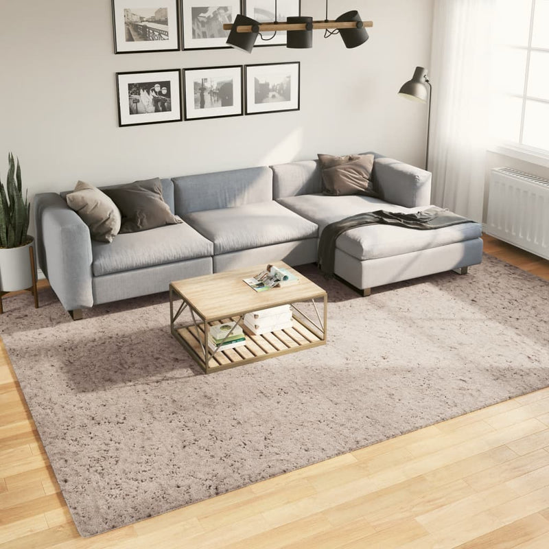 Load image into Gallery viewer, Vidaxl vloerkleed pamplona shaggy hoogpolig modern 240x340 cm beige
