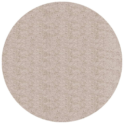 Vidaxl vloerkleed pamplona shaggy hoogpolig modern ø 80 cm beige