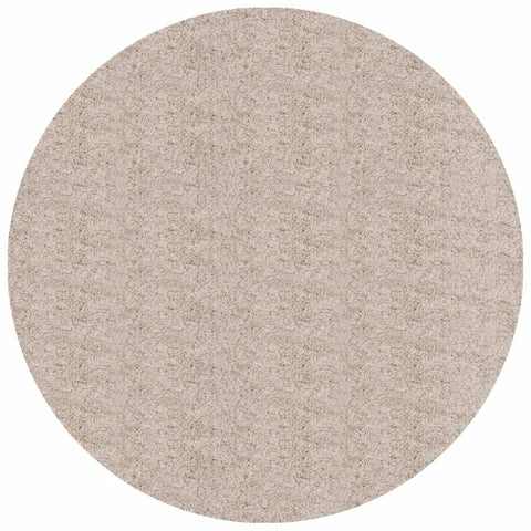 Vidaxl vloerkleed pamplona shaggy hoogpolig modern ø 100 cm beige