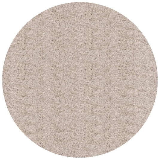 Vidaxl vloerkleed pamplona shaggy hoogpolig modern ø 200 cm beige