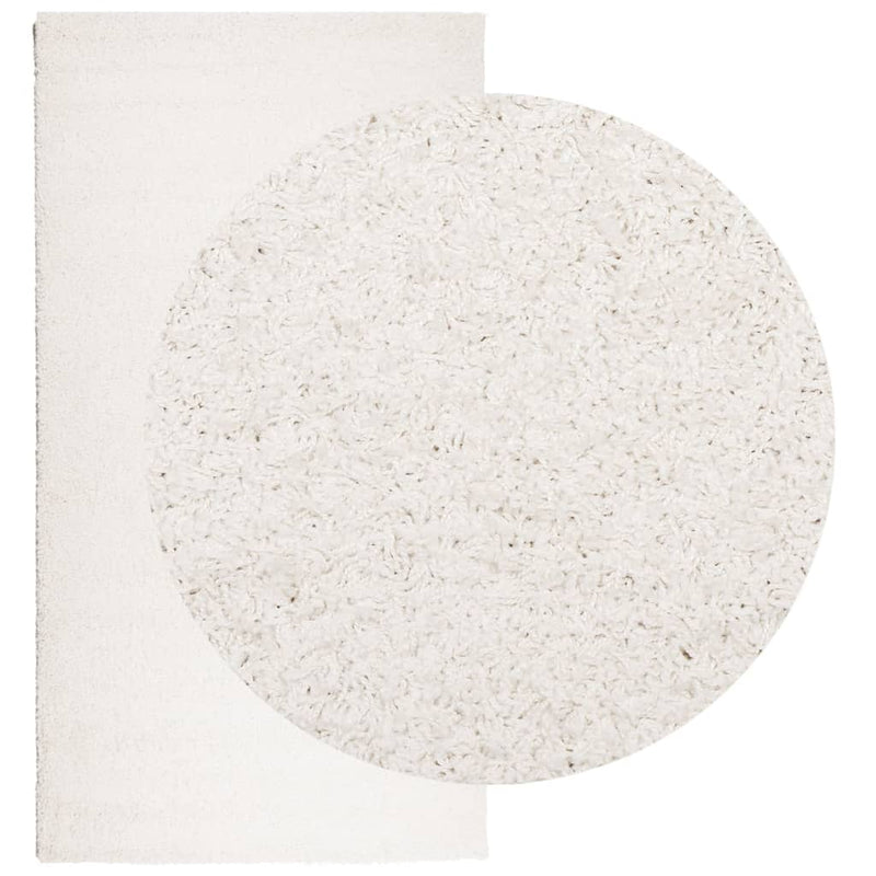 Load image into Gallery viewer, Vidaxl vloerkleed pamplona shaggy hoogpolig modern 80x150 cm crème
