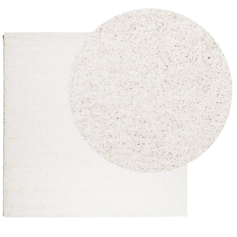 Load image into Gallery viewer, Vidaxl vloerkleed pamplona shaggy hoogpolig modern 120x120 cm crème

