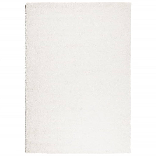 Vidaxl vloerkleed pamplona shaggy hoogpolig modern 120x170 cm crème