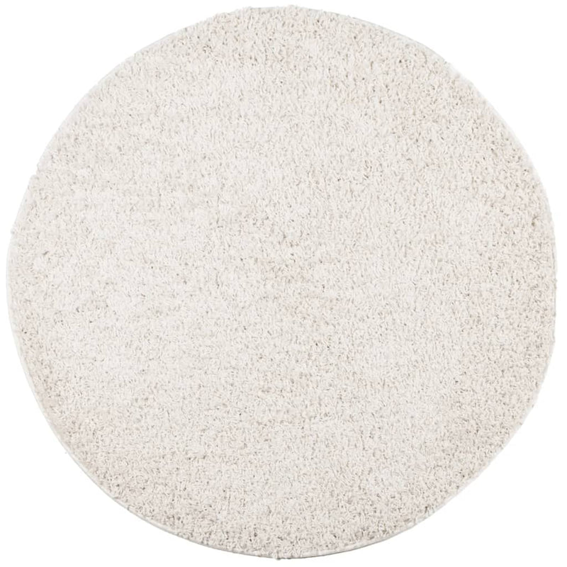 Load image into Gallery viewer, Vidaxl vloerkleed pamplona shaggy hoogpolig modern ø 100 cm crèmekleur
