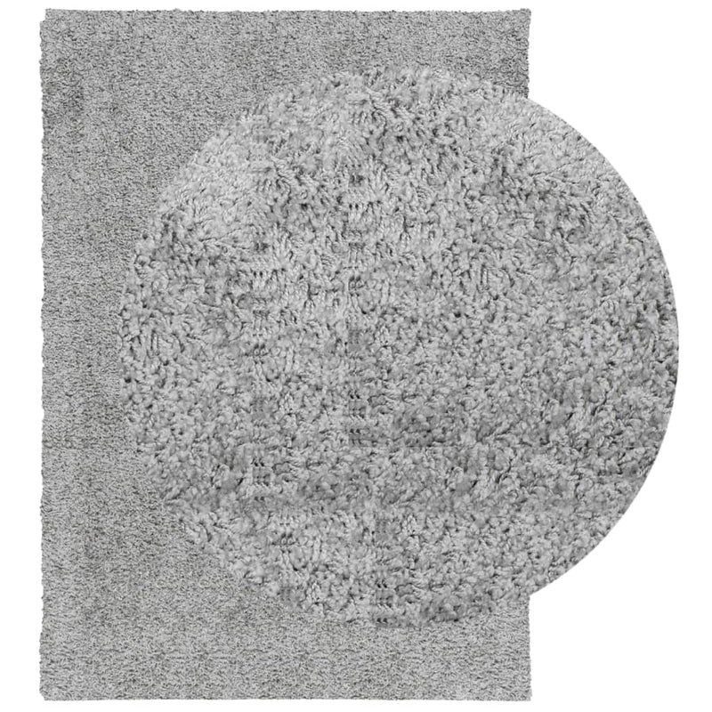 Load image into Gallery viewer, Vidaxl vloerkleed pamplona shaggy hoogpolig modern 120x170 cm grijs
