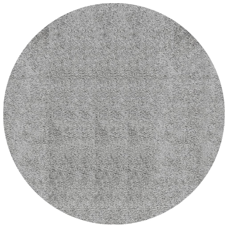 Load image into Gallery viewer, Vidaxl vloerkleed pamplona shaggy hoogpolig modern ø 160 cm grijs
