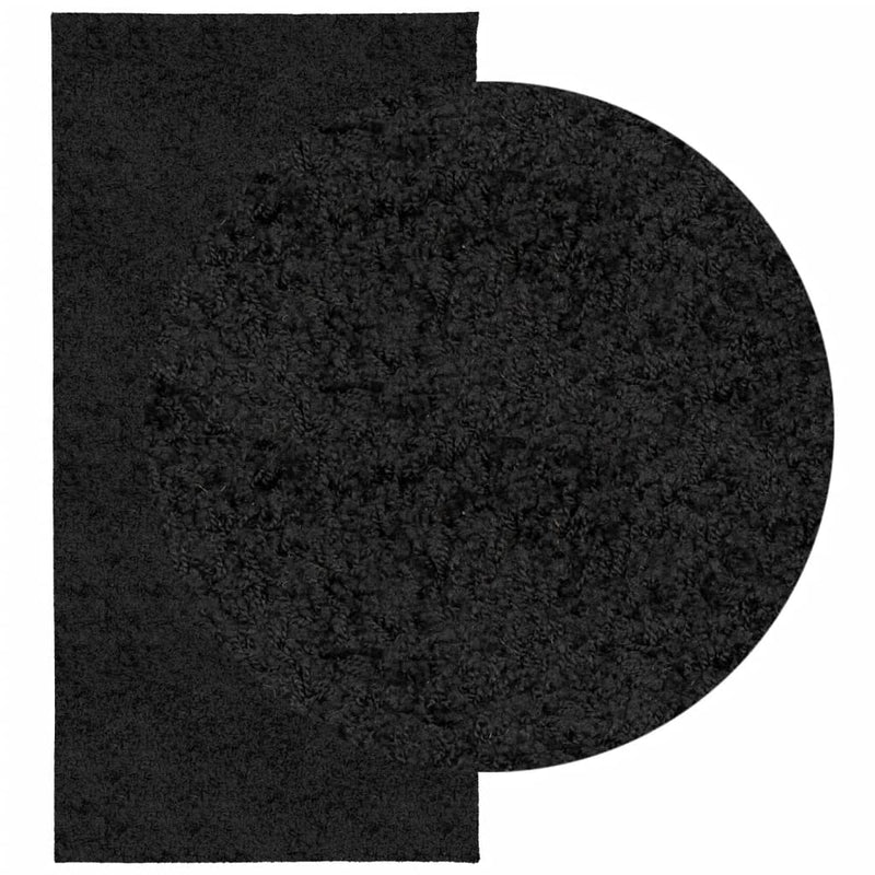 Load image into Gallery viewer, Vidaxl vloerkleed pamplona shaggy hoogpolig modern 100x200 cm zwart
