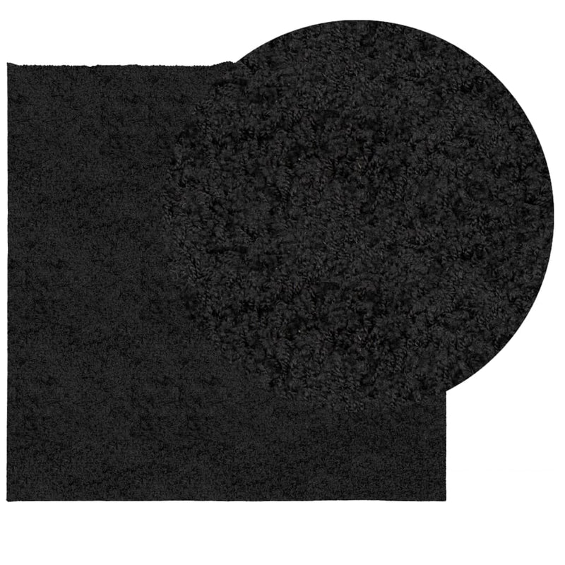 Load image into Gallery viewer, Vidaxl vloerkleed pamplona shaggy hoogpolig modern 120x120 cm zwart
