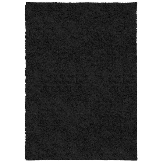 Vidaxl vloerkleed pamplona shaggy hoogpolig modern 120x170 cm zwart