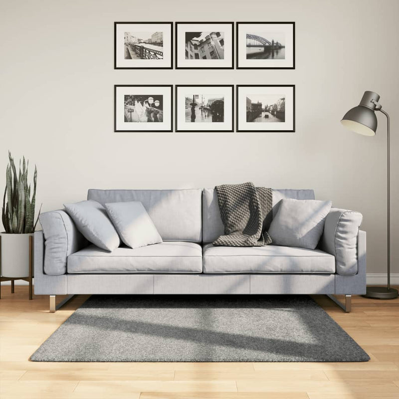 Load image into Gallery viewer, Vidaxl vloerkleed pamplona shaggy hoogpolig modern 120x120 cm groen
