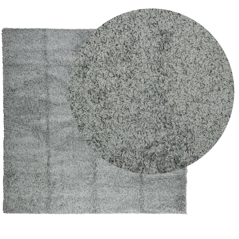 Load image into Gallery viewer, Vidaxl vloerkleed pamplona shaggy hoogpolig modern 240x240 cm groen
