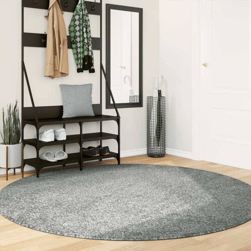 Load image into Gallery viewer, Vidaxl vloerkleed pamplona shaggy hoogpolig modern ø 200 cm groen
