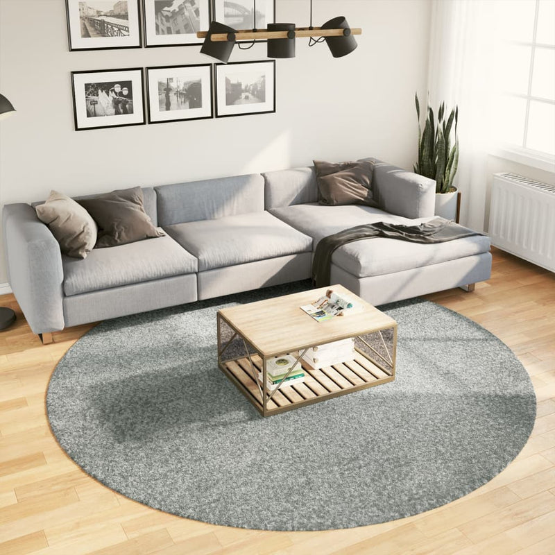 Load image into Gallery viewer, Vidaxl vloerkleed pamplona shaggy hoogpolig modern ø 240 cm groen
