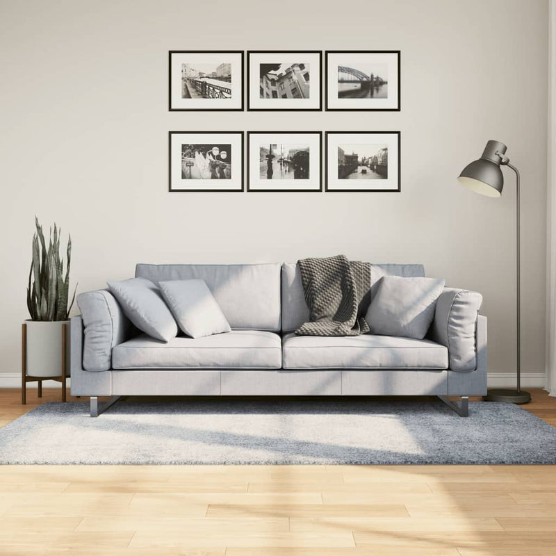 Load image into Gallery viewer, Vidaxl vloerkleed pamplona shaggy hoogpolig modern 100x200 cm blauw

