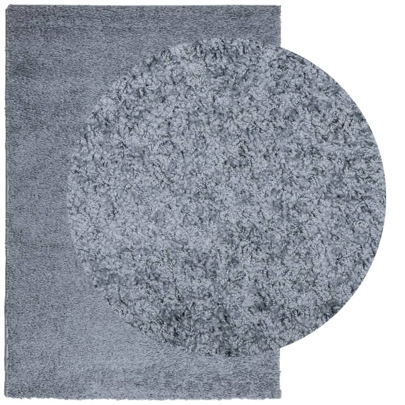 Load image into Gallery viewer, Vidaxl vloerkleed pamplona shaggy hoogpolig modern 140x200 cm blauw
