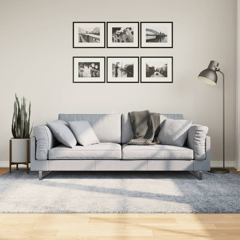 Load image into Gallery viewer, Vidaxl vloerkleed pamplona shaggy hoogpolig modern 160x230 cm blauw
