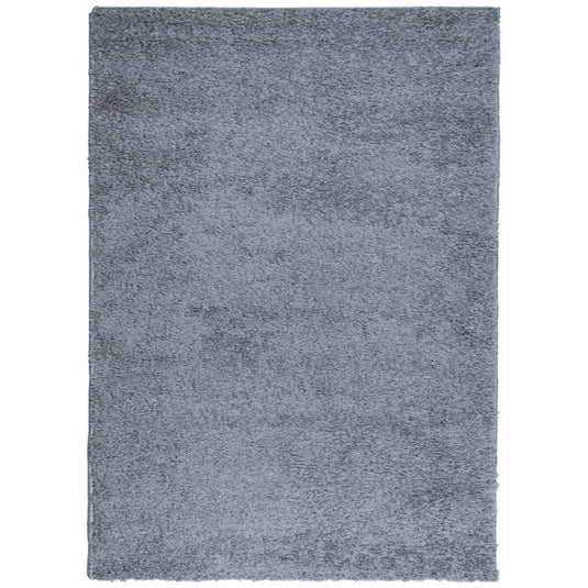 Vidaxl vloerkleed pamplona shaggy hoogpolig modern 240x340 cm blauw