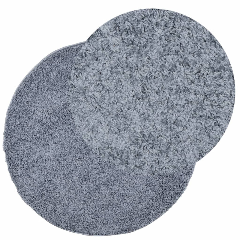 Load image into Gallery viewer, Vidaxl vloerkleed pamplona shaggy hoogpolig modern ø 200 cm blauw
