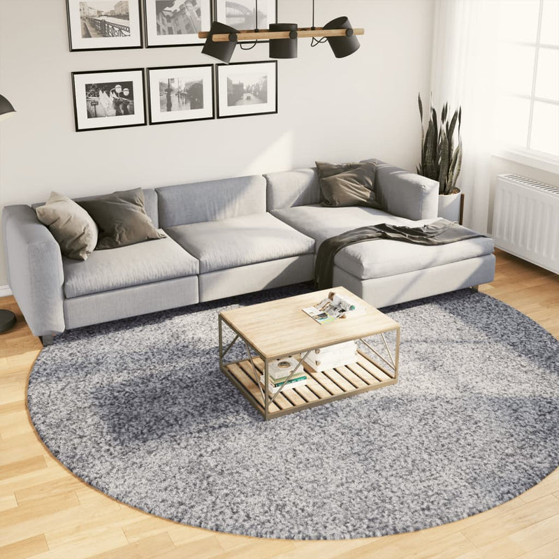 Load image into Gallery viewer, Vidaxl vloerkleed pamplona shaggy hoogpolig modern ø 280 cm blauw
