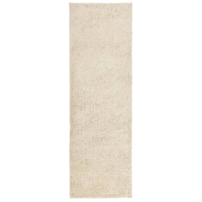 Load image into Gallery viewer, Vidaxl vloerkleed pamplona shaggy hoogpolig modern 80x250 cm goudkleur
