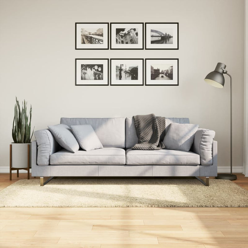 Load image into Gallery viewer, Vidaxl vloerkleed pamplona shaggy hoogpolig modern 100x200 cm goud
