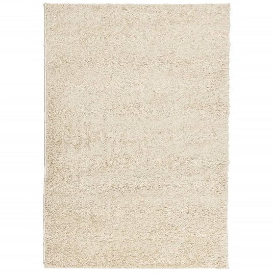 Vidaxl vloerkleed pamplona shaggy hoogpolig modern 240x340 cm goud