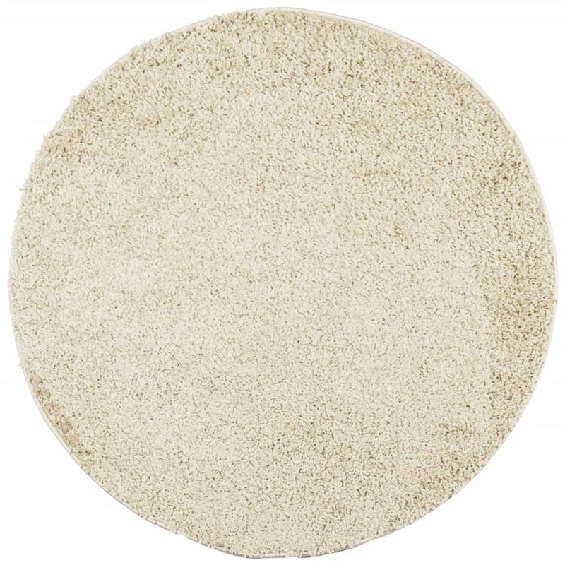 Load image into Gallery viewer, Vidaxl vloerkleed pamplona shaggy hoogpolig modern ø 120 cm goudkleur
