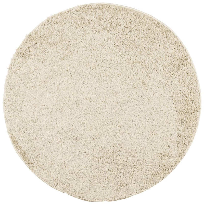 Load image into Gallery viewer, Vidaxl vloerkleed pamplona shaggy hoogpolig modern ø 200 cm goudkleur
