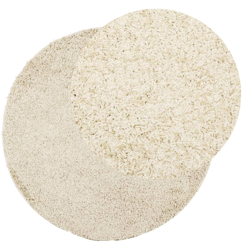 Load image into Gallery viewer, Vidaxl vloerkleed pamplona shaggy hoogpolig modern ø 200 cm goudkleur
