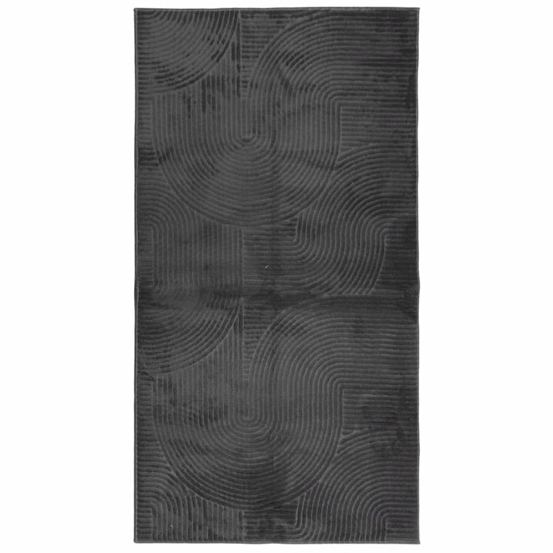 Load image into Gallery viewer, Vidaxl vloerkleed iza laagpolig scandinavisch 80x150 cm antraciet
